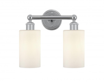 Clymer - 2 Light - 13 inch - Polished Chrome - Bath Vanity Light (3442|616-2W-PC-G801)