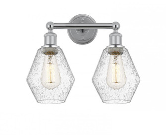 Cindyrella - 2 Light - 15 inch - Polished Chrome - Bath Vanity Light (3442|616-2W-PC-G654-6)