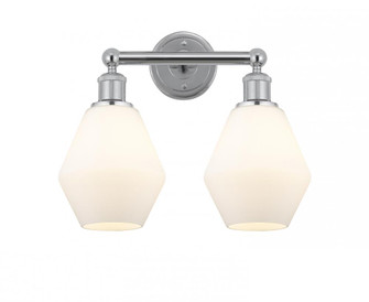 Cindyrella - 2 Light - 15 inch - Polished Chrome - Bath Vanity Light (3442|616-2W-PC-G651-6)