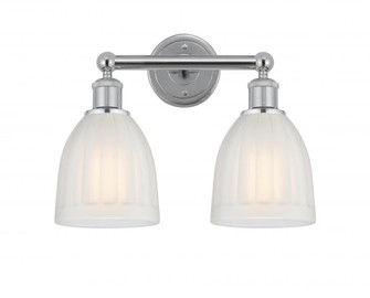 Brookfield - 2 Light - 15 inch - Polished Chrome - Bath Vanity Light (3442|616-2W-PC-G441)