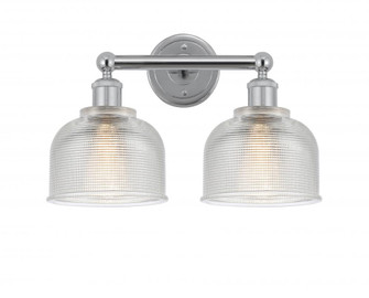 Dayton - 2 Light - 15 inch - Polished Chrome - Bath Vanity Light (3442|616-2W-PC-G412)