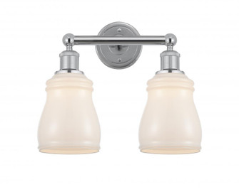 Ellery - 2 Light - 14 inch - Polished Chrome - Bath Vanity Light (3442|616-2W-PC-G391)
