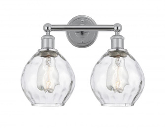 Waverly - 2 Light - 15 inch - Polished Chrome - Bath Vanity Light (3442|616-2W-PC-G362)