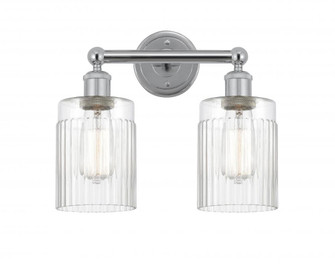 Hadley - 2 Light - 14 inch - Polished Chrome - Bath Vanity Light (3442|616-2W-PC-G342)