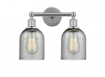 Caledonia - 2 Light - 14 inch - Polished Chrome - Bath Vanity Light (3442|616-2W-PC-G257)