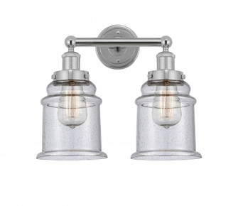 Canton - 2 Light - 15 inch - Polished Chrome - Bath Vanity Light (3442|616-2W-PC-G184)