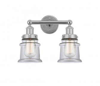 Canton - 2 Light - 14 inch - Polished Chrome - Bath Vanity Light (3442|616-2W-PC-G182S)