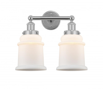 Canton - 2 Light - 15 inch - Polished Chrome - Bath Vanity Light (3442|616-2W-PC-G181)