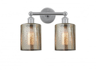 Cobbleskill - 2 Light - 14 inch - Polished Chrome - Bath Vanity Light (3442|616-2W-PC-G116)