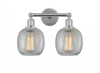 Belfast - 2 Light - 15 inch - Polished Chrome - Bath Vanity Light (3442|616-2W-PC-G105)