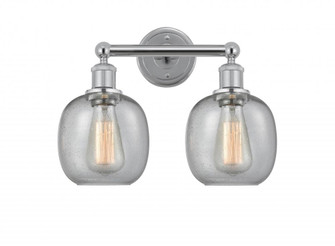 Belfast - 2 Light - 15 inch - Polished Chrome - Bath Vanity Light (3442|616-2W-PC-G104)
