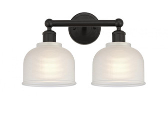 Dayton - 2 Light - 15 inch - Oil Rubbed Bronze - Bath Vanity Light (3442|616-2W-OB-G411)