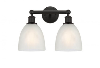 Castile - 2 Light - 15 inch - Oil Rubbed Bronze - Bath Vanity Light (3442|616-2W-OB-G381)