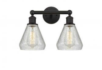 Conesus - 2 Light - 15 inch - Oil Rubbed Bronze - Bath Vanity Light (3442|616-2W-OB-G275)