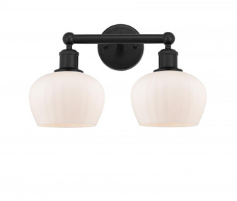 Fenton - 2 Light - 16 inch - Matte Black - Bath Vanity Light (3442|616-2W-BK-G91)