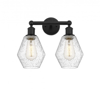 Cindyrella - 2 Light - 15 inch - Matte Black - Bath Vanity Light (3442|616-2W-BK-G654-6)