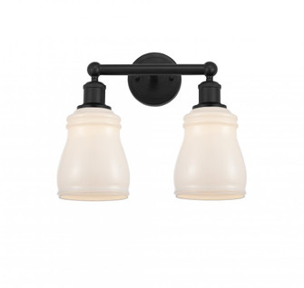 Ellery - 2 Light - 14 inch - Matte Black - Bath Vanity Light (3442|616-2W-BK-G391)