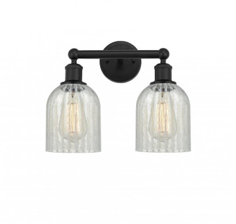Caledonia - 2 Light - 14 inch - Matte Black - Bath Vanity Light (3442|616-2W-BK-G2511)