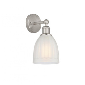 Brookfield - 1 Light - 6 inch - Brushed Satin Nickel - Sconce (3442|616-1W-SN-G441)