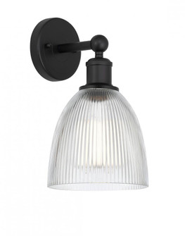 Castile - 1 Light - 6 inch - Matte Black - Sconce (3442|616-1W-BK-G382)