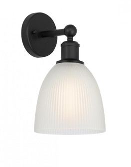 Castile - 1 Light - 6 inch - Matte Black - Sconce (3442|616-1W-BK-G381)