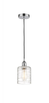 Cobbleskill - 1 Light - 5 inch - Polished Chrome - Cord hung - Mini Pendant (3442|616-1P-PC-G1113)