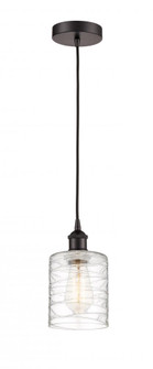 Cobbleskill - 1 Light - 5 inch - Oil Rubbed Bronze - Cord hung - Mini Pendant (3442|616-1P-OB-G1113)