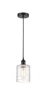Cobbleskill - 1 Light - 5 inch - Matte Black - Cord hung - Mini Pendant (3442|616-1P-BK-G1113)