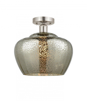 Fenton - 1 Light - 11 inch - Brushed Satin Nickel - Semi-Flush Mount (3442|616-1F-SN-G96-L)