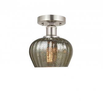 Fenton - 1 Light - 7 inch - Brushed Satin Nickel - Semi-Flush Mount (3442|616-1F-SN-G96)