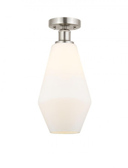 Cindyrella - 1 Light - 7 inch - Brushed Satin Nickel - Semi-Flush Mount (3442|616-1F-SN-G651-7)
