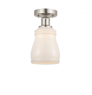 Ellery - 1 Light - 5 inch - Brushed Satin Nickel - Semi-Flush Mount (3442|616-1F-SN-G391)