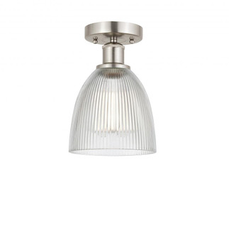 Castile - 1 Light - 6 inch - Brushed Satin Nickel - Semi-Flush Mount (3442|616-1F-SN-G382)