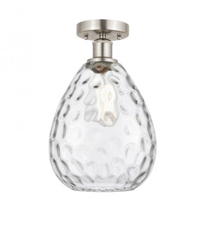 Waverly - 1 Light - 8 inch - Brushed Satin Nickel - Semi-Flush Mount (3442|616-1F-SN-G372)
