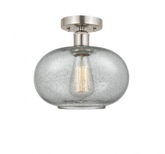Gorham - 1 Light - 10 inch - Brushed Satin Nickel - Semi-Flush Mount (3442|616-1F-SN-G247)