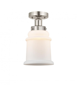 Canton - 1 Light - 6 inch - Brushed Satin Nickel - Semi-Flush Mount (3442|616-1F-SN-G181)
