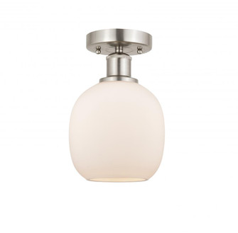 Belfast - 1 Light - 6 inch - Brushed Satin Nickel - Semi-Flush Mount (3442|616-1F-SN-G101)