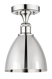 Bristol - 1 Light - 8 inch - Polished Chrome - Semi-Flush Mount (3442|616-1F-PC-MBD-75-PC)