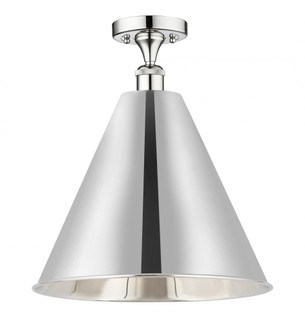 Berkshire - 1 Light - 16 inch - Polished Chrome - Semi-Flush Mount (3442|616-1F-PC-MBC-16-PC)