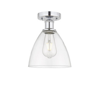 Bristol - 1 Light - 8 inch - Polished Chrome - Semi-Flush Mount (3442|616-1F-PC-GBD-752)
