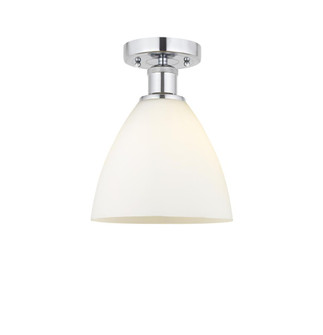 Bristol - 1 Light - 8 inch - Polished Chrome - Semi-Flush Mount (3442|616-1F-PC-GBD-751)