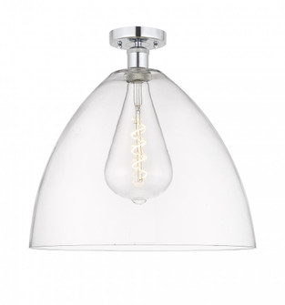 Bristol - 1 Light - 16 inch - Polished Chrome - Semi-Flush Mount (3442|616-1F-PC-GBD-162)