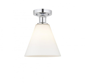 Berkshire - 1 Light - 8 inch - Polished Chrome - Semi-Flush Mount (3442|616-1F-PC-GBC-81)