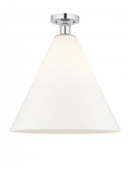 Berkshire - 1 Light - 16 inch - Polished Chrome - Semi-Flush Mount (3442|616-1F-PC-GBC-161)