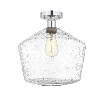 Cindyrella - 1 Light - 12 inch - Polished Chrome - Semi-Flush Mount (3442|616-1F-PC-G654-12)
