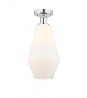 Cindyrella - 1 Light - 7 inch - Polished Chrome - Semi-Flush Mount (3442|616-1F-PC-G651-7)