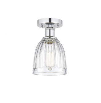 Brookfield - 1 Light - 6 inch - Polished Chrome - Semi-Flush Mount (3442|616-1F-PC-G442)