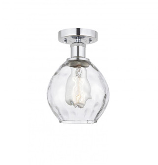 Waverly - 1 Light - 6 inch - Polished Chrome - Semi-Flush Mount (3442|616-1F-PC-G362)