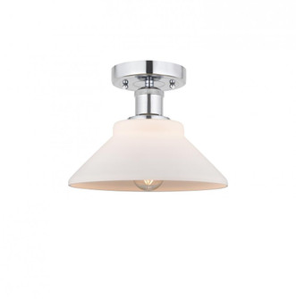 Orwell - 1 Light - 8 inch - Polished Chrome - Semi-Flush Mount (3442|616-1F-PC-G131)