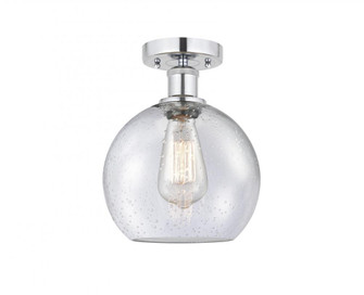 Athens - 1 Light - 8 inch - Polished Chrome - Semi-Flush Mount (3442|616-1F-PC-G124-8)